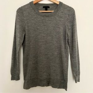 J. Crew Merino Wool Grey Sweater Size S